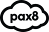 Pax8 logo black